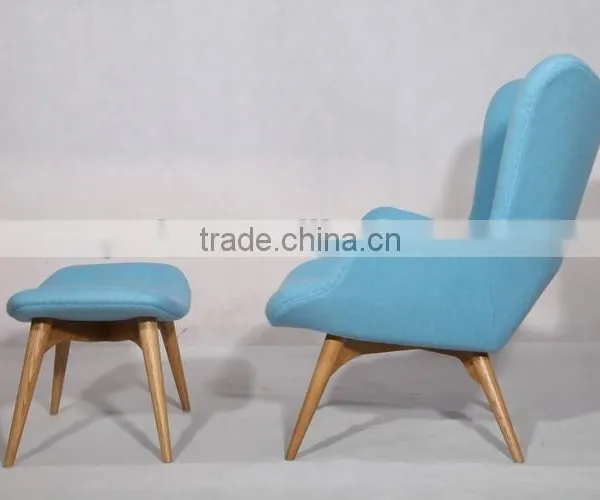 Hotel Furniture Chaise Lounge Chair Grant Featherston Chair With Footrest Sale photo-2