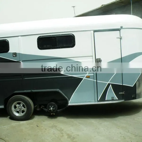 [2014 Hot]Angle Load Deluxe 3 Horse Float photo-2