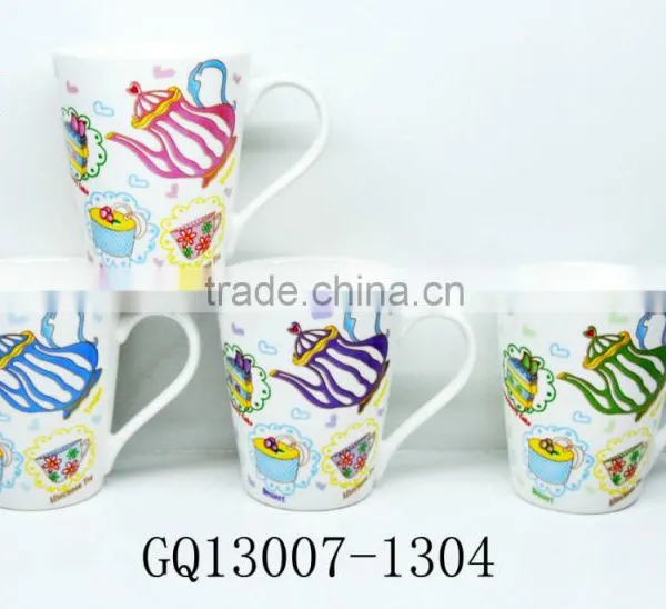 12oz Coffee Mug Dinnerware Royal Bone China With Full Printing photo-4