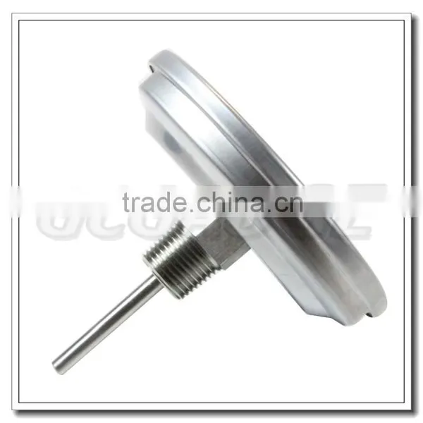 High Quality Crimped Ring Stainless Steel Industrial Back Entry Thermometer photo-5