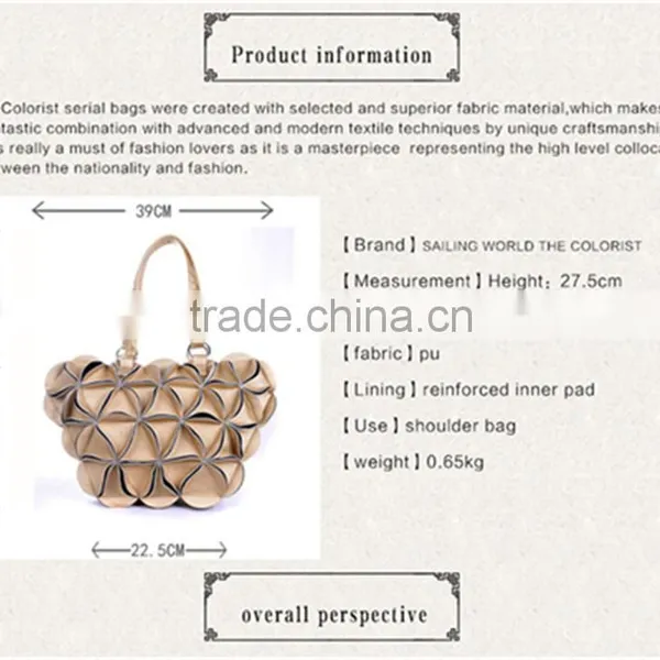 2016 Stylish PU Leather Lady Hand Bag photo-5