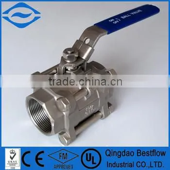 Manufacture Stainless Steel 3pc Ball Valve photo-3