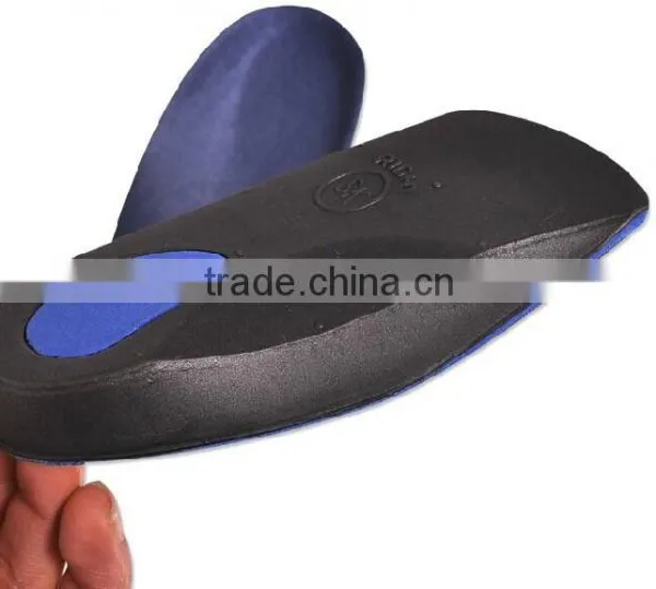 Comfortable EVA Orthopedic Insole With Soft Velvet, Silicone Gel Insole Factory, Flat Feet Arch Support Orthotic Insole. photo-3