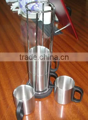 Double-wall Stainless Steel Mug Set