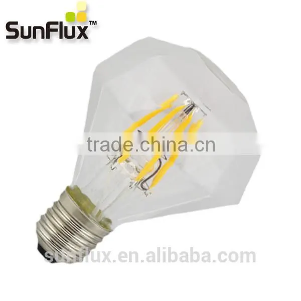 Diameter 110mm Diamond Edison Bulb 2100K LED Vintage Bulb
