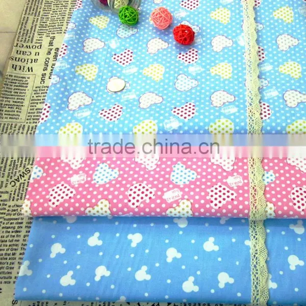 China Factory Digital Print Quilting Cotton Twill Fabric ,100% Cotton Cambric Printed Fabric For Dress