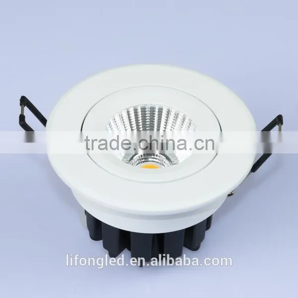 Diameter 85mm Cutting Size75mm 5w 7w Cob Led Downlight ,White Finish Ceiling Led Light photo-3