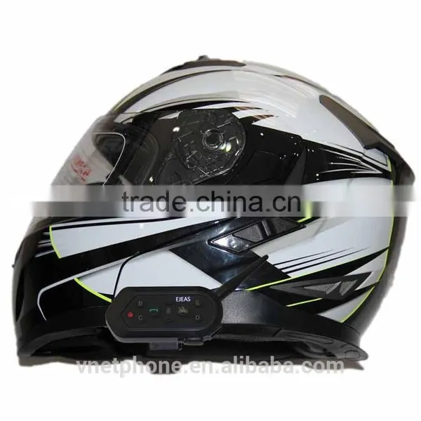 2016 EJEAS NEW 1200m 6 Riders Wireless Full Duplex Helmet Bluetooth Interphone V6S for Motorcyle Skiing and Bicycle Sports photo-3