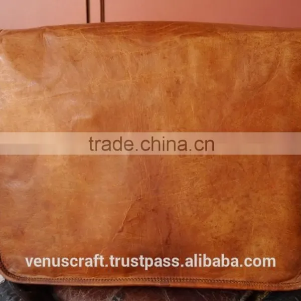 Real Leather Satchel Bag,real Goat Leather Office Satchel photo-5