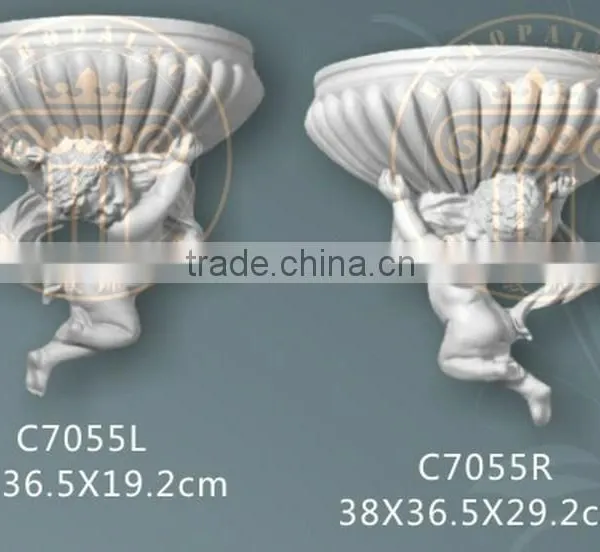 Traditional Decorative PU Foam Corbels Angel Shaped photo-2