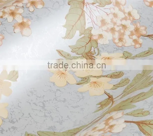 Hot Natural Flower Pure Paper Hotel Bedroom Wallpaper photo-4