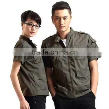 By Printing and Dyeing Cvc Beautiful Fabric for Stewardess in Summer