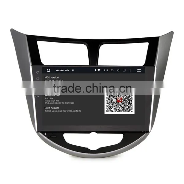 9" Android 5.1.1 Car PC GPS for Hyundai Accent Verna Solaris Quad Core 16GB Radio RDS BT 3G Wifi Stereo Headunit Wholesale photo-2