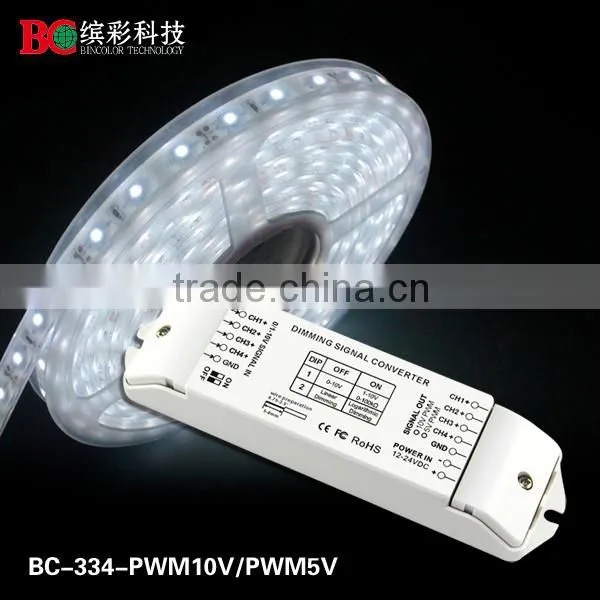 DC12V-24V 4 Channels 0/1-10V to PWM 10V LED Dimming Signal Converter Signal Driver photo-3