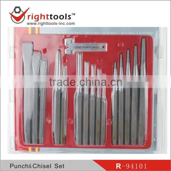 16pc punch&chisel set