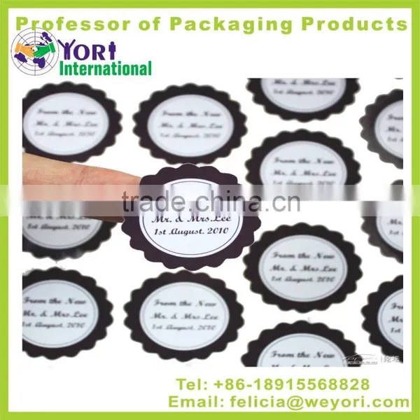 Yori High Quality Pvc Mirror Laptop Round Sticker photo-3