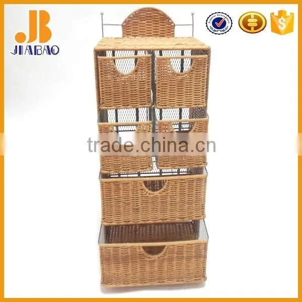 Natrual Rattan Living Rooom Storage Cabinet photo-2