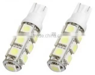 RV LED Light Interior Lamp 12V DC T10 194 168 W5W White 5050 13-SMD LED Light for Car