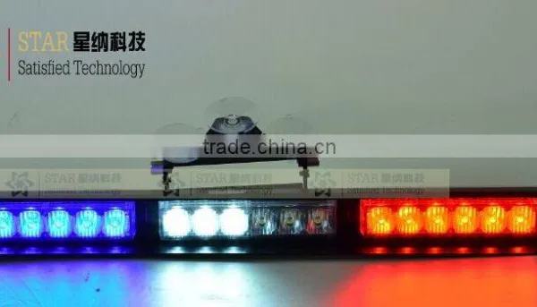 12V Red Blue Led Strobe Light Bar,dash Interior Warning Flashing Light photo-2