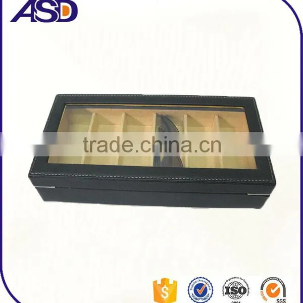 Leather Material and Sunglasses Boxes Use Custom Sunglasses Display Box photo-2