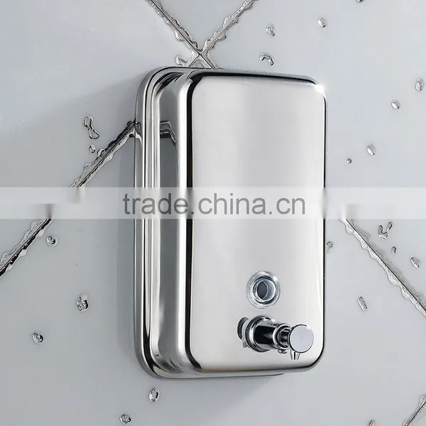 Bathhouse 304 Stainless Steel Soap/Shampoo Dispenser Lotion Pump Action Wall Mounted