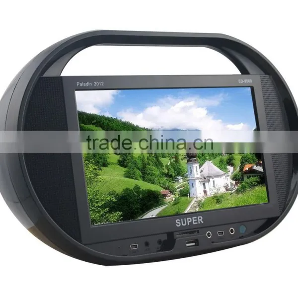 9" Inch Portbale VCD DVD Player With Hi-Fi Speaker