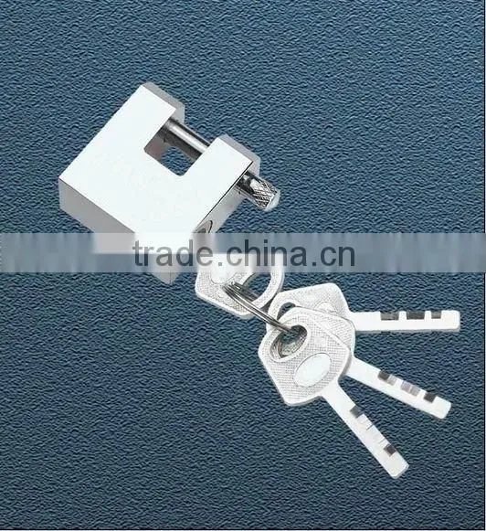 Rectangle Chrome-plated Iron Padlock