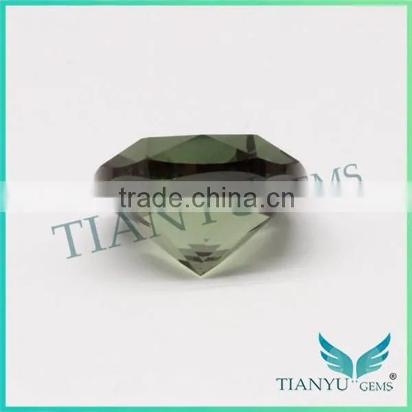 12x12mm 149# Light Green Electric Stone Square Cushion Spinel Loose Stone photo-5