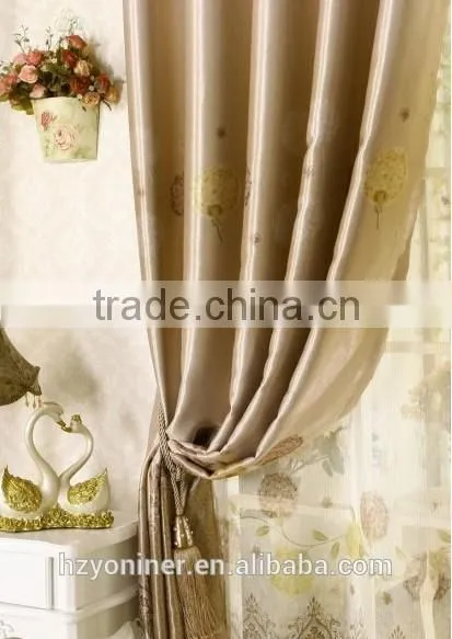 2015 Hot Sale Printed Designed No. 24 Window Curtains, Made- up Black Out Fabric in Home or Hotel photo-2