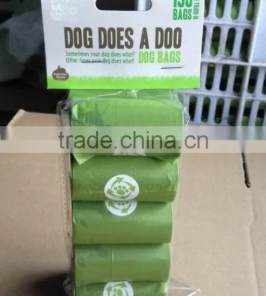 Hot Sale Corn Starch Biodegradable Dog Waste Clean up Bags photo-2