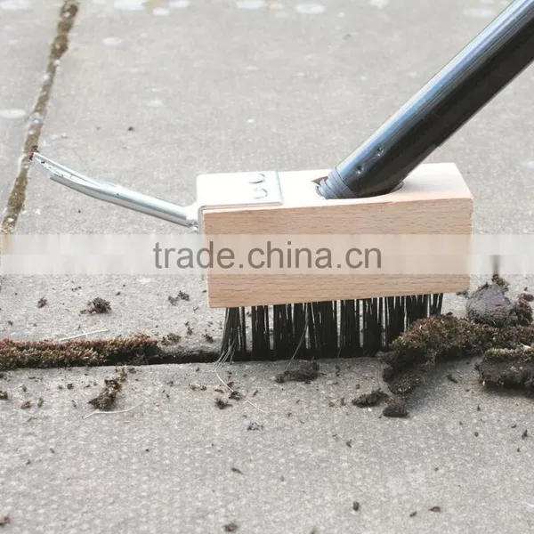 Block Paving Scraper Weed Wire Brush With 0.8m Long Handle photo-2