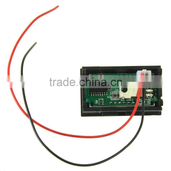New 2 Wire DC 7-120V Mini LED Panel Digital Display Voltage Meter Voltmeter photo-2