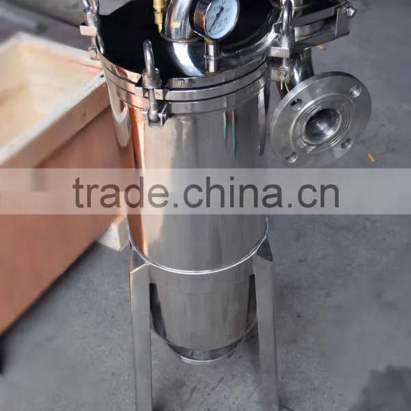 SUS 304 and 316 Bag Milk Filter Housing photo-6