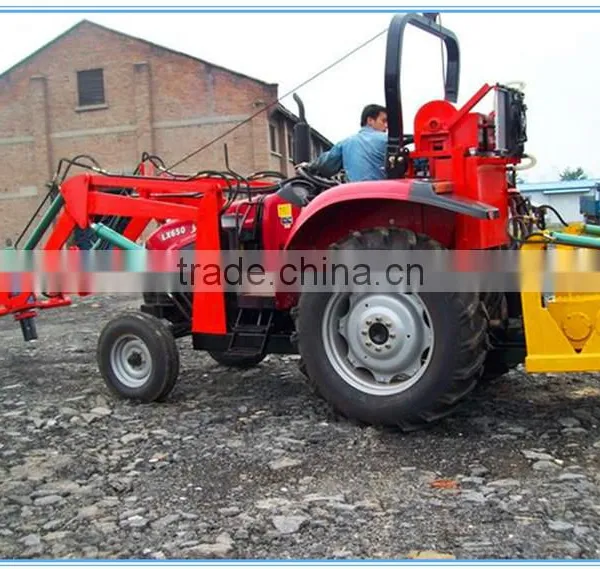 Tractor Mounded Drilling Rig With Ditcher/ditching Machine/ Trench Digger Integrated Machine photo-2