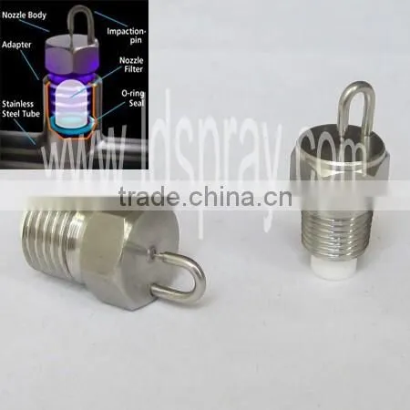 1/4,1/8 Stainless Steel Impinge Cooling Humidification Fog Fine Nozzle photo-2