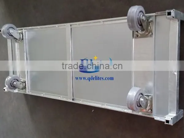 208 Flower Cart Base Expande Steel Flower Carts Trolley Base Pulling Plate Mesh Base For Flower Trolley photo-3