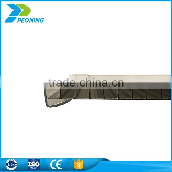 Factory Supply 8mm Greenhouse Polycarbonate Sunroom Locking System Sheet photo-2