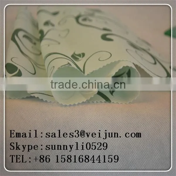 Flower Printing pp Spunbonded Nonwoven Fabric Made in China photo-6