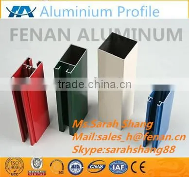 Powder Coating Sliding Windows Extrusion Aluminium Profiles photo-2