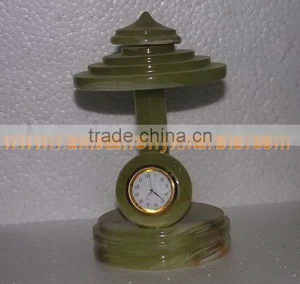 PAKISTAN SUPPLIER WHOLESALE New Selling Attractive Style CLOCKS ONYX MARBLE HANDICRAFTS photo-3