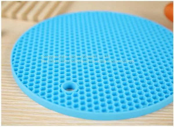 Silicone Honey Comb Design Dish Bowl Mat photo-4