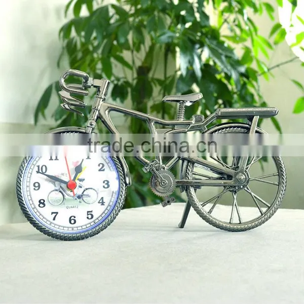 Creative Bicycle Shape Clock, Popular Home Decorative Desk European Style Digital Clock For Wholesale photo-3