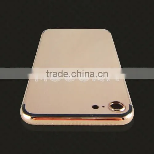 Rose Gold Plated Mirror Back Cover, 24k Gold Plated Pink Housing for IPhone 7 photo-4