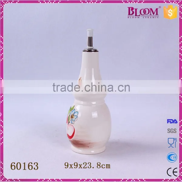 Fashion Modern Decals Desgin Ceramic Sauce Bottle photo-3