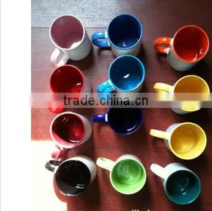 High Quality Top Grade Inner Colourful Ceramic Cups photo-2
