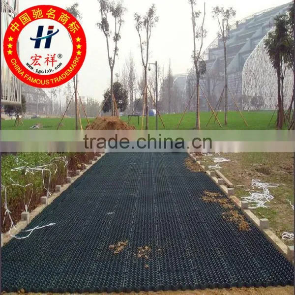 Green Parking Space Grass Grid