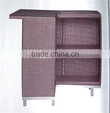 Vintage Rattan Bar Counter Match With High Chair Bar Stool photo-3