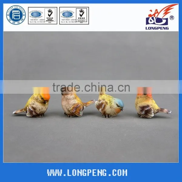 White Polyresin Bird Garden Decoration photo-2