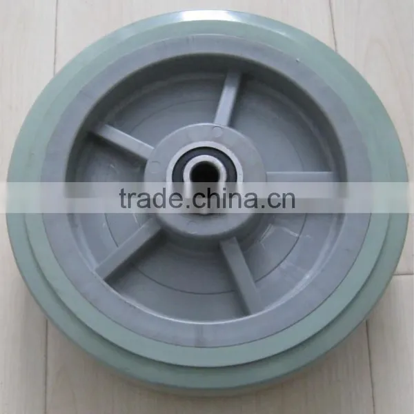 8"*2 Hand Truck Rubber Solid Wheel photo-2