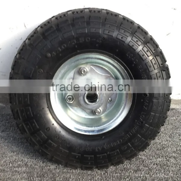 Heavy Duty Small Wheelbarrow Wheels 3.50-4 for Sale photo-2